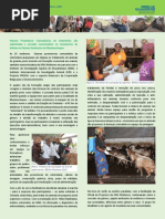 Futuras Promotoras Comunitárias de Veterinária são submetidas à pressão característica no tratamento de búfalos no Núcleo Zootécnico de Mozimuchopes