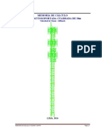 Memoria de Calculo Tac 30m 1.2x1.2 - 100kph-g - Corregido