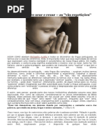 Diferença Entre Rezar e Orar