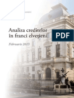 Analiza creditelor in Franci Elvetieni