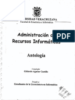 Antologia Administracion de Recursos Informaticos