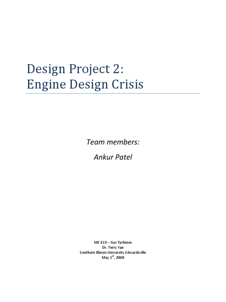 ME419-X Engine Recovery Plan | PDF | Internal Combustion Engine | Engines