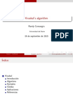 Kruskal's Algotithm