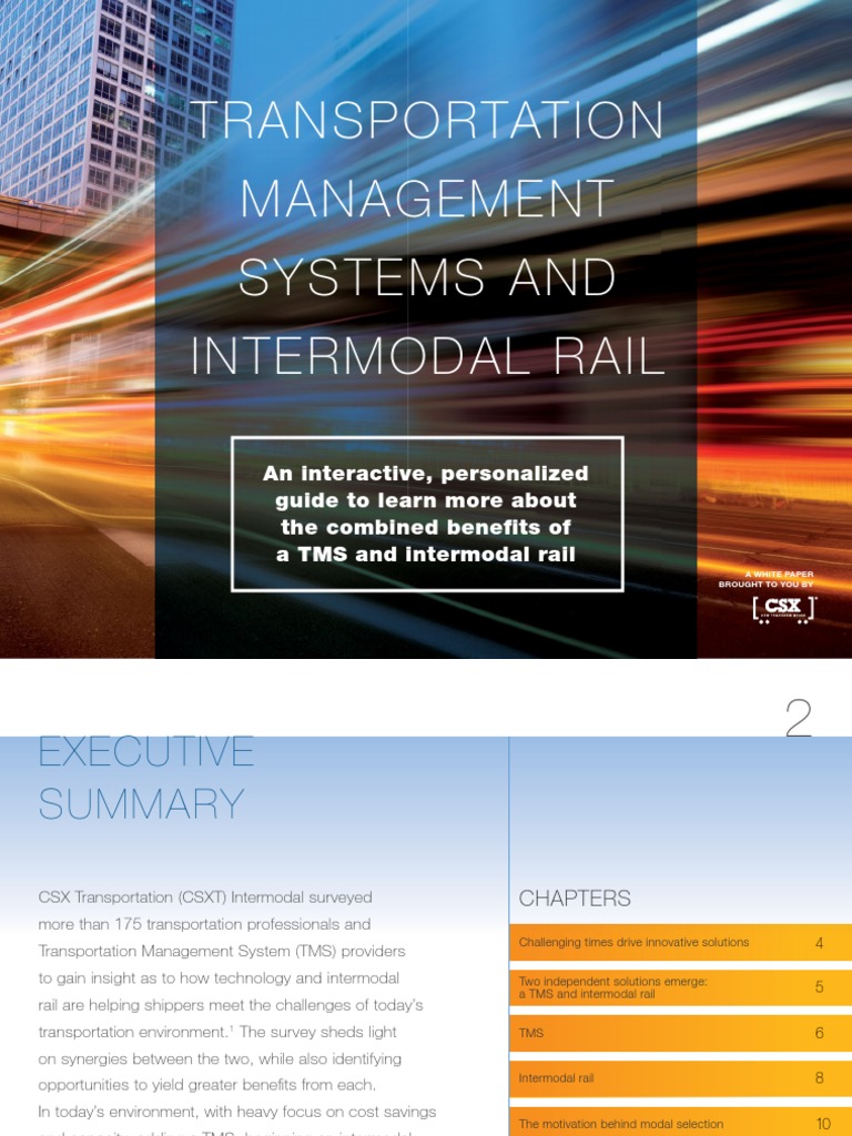 Transportation Management Systems and Intermodal Rail | PDF | Cargo ...