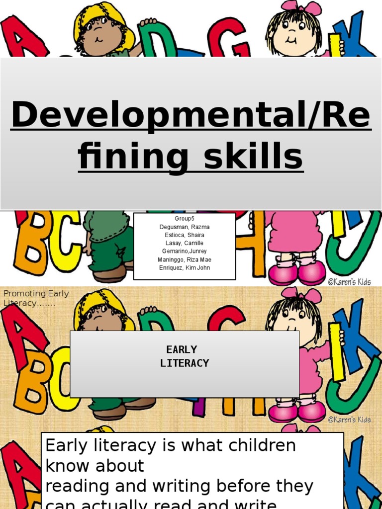 Developmental Read Narration Literacy