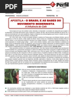 Apostila ARTES 2 Ano Movimento Modernista