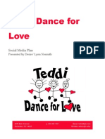 Teddi Dance For Love Social Media Plan