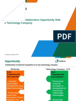 Investment and Collaboration Opportunity With A Technology Company