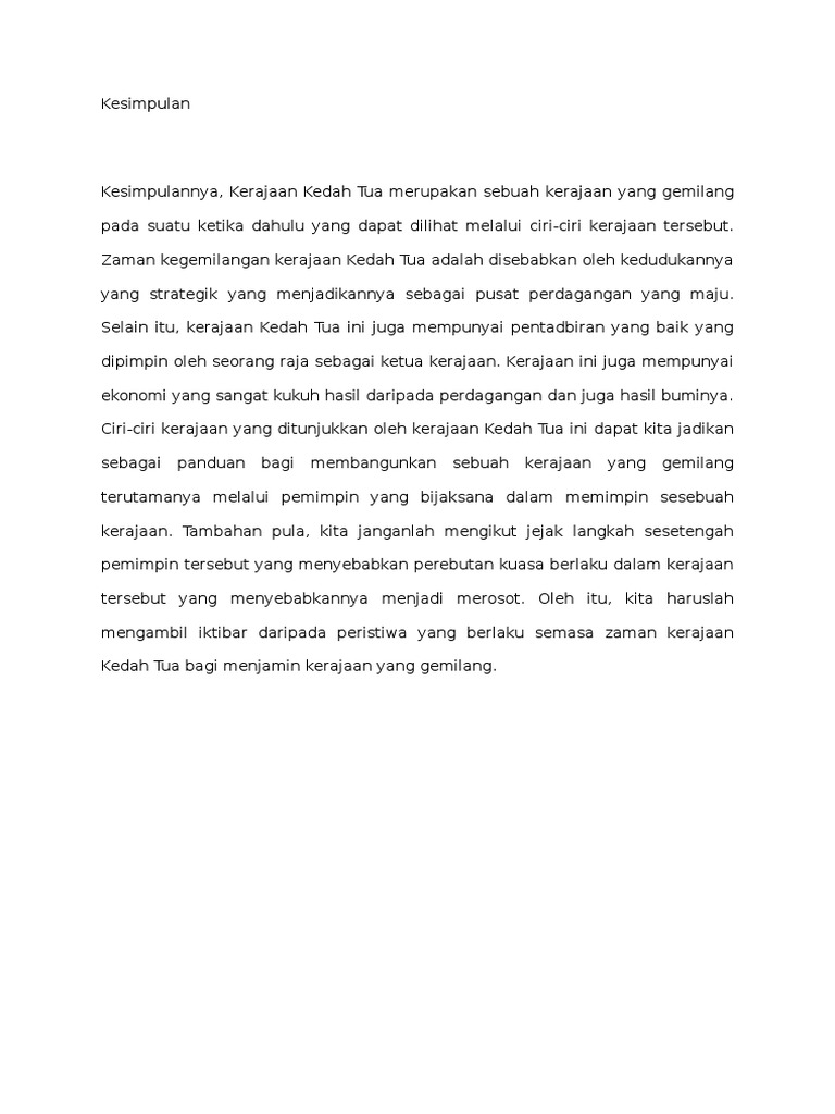 Kedah Tua Pdf