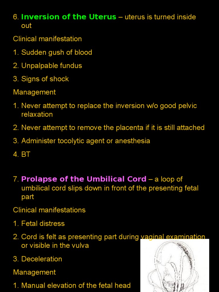 Obstetric Complications Overview | PDF | Uterus | Childbirth