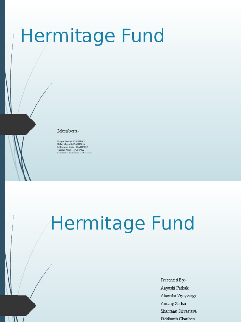 Hermitage Fund PDF Corporate Governance Investor
