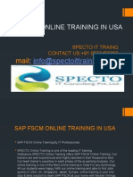 Sap Fscm Online Training in Usa