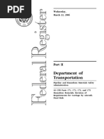 Download Rule Hazardous materials Materials transported by aircraft requirements revision by Justiacom SN2819578 doc pdf