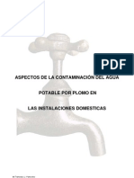 Aspectos de La Contaminación Del Agua Potable Por Plomo en Las Instalaciones Domésticas