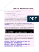 How To Find World Wide Name (WWN) For A Fibre Channel HBA