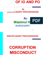 IN Disciplinary Proceedings: Wasimul Haq