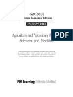 Agriculture and Veterinary Science, Sciences and Medicine: Catalogue Eastern Economy Editions