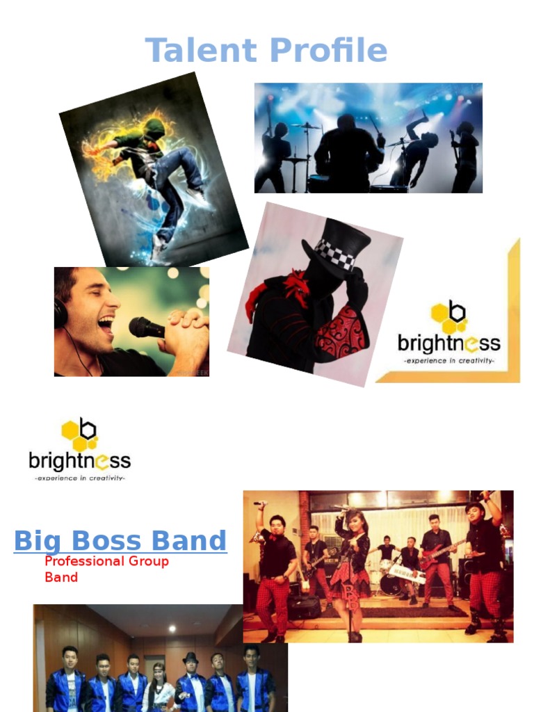 Talent Profiles: Singers and Ushers | PDF