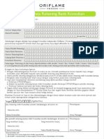 Form Data Rekening Konsultan (1-Sudirman)