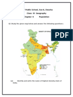 Worksheet Class IX Population