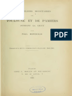 Les Ateliers Monétaires de Toulouse Et de Pamiers Pendant La Ligue / Par Paul Bordeaux