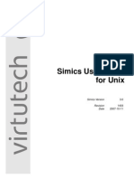Simics User Guide Unix