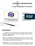 "Television Transmission System": A Industrial Training Presentation