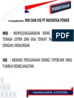 Misi Dan Visi PT Indonesia Power