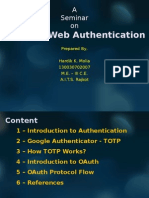 Advance Authentication Techniques