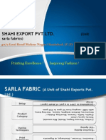 Shahi Export PVT - LTD.: (Unit Sarla Fabrics)