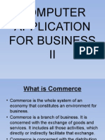 Computer Application For Business II