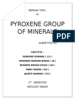 Pyroxene Group of Minerals
