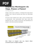 Esquema Montagem de Viga