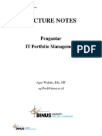 Overview of IT Portfolio Management