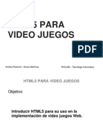 Videojuegos Con HTML5