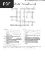 Custom Crossword Puzzle