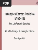 Aula 15 Proteção Instalações