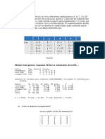 Modelo Lineal General: Respuesta CATALI vs. Tratamiento, Fila LOTE, ..