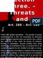 Threats and Coercion