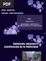 Clasificacion de La Publicidad