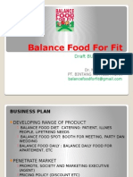 Balance Food For Fit BUSINESS PLAN