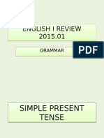 English 1 Grammar Review 2015.01