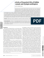 Antibacterial Activity of Essential Oils of Edible Spices, Ocimum canum and Xylopia aethiopica