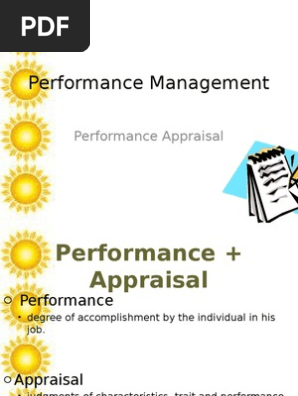 Performance Appraisal