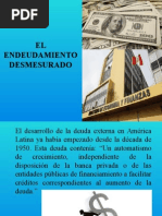 El Endeudamiento Desmesurado