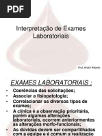 Exames laboratoriais