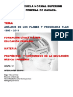 Comparativo Planes 1993 Vs 2011