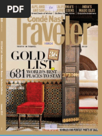 Condé Nast TRAVELER (Cntraveler - Com) 2010 Gold List
