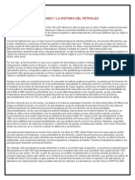 El Origen y La Historia Del Petroleo