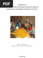 Download Potentialities and Opportunity of Citrus in Ramechhap and Sindhuli District of Nepal by Harihar Adhikari M ScAg Plant Pathology SN28209299 doc pdf